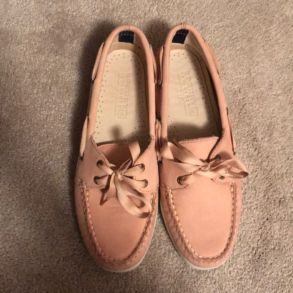 Blush pink Sperry Top- Siders